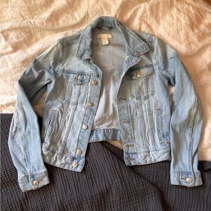 H&M Light Blue Denim Jacket - Classic Jean Jacket